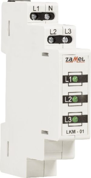 Zamel Wskaźnik zasilania 230V/400V 3xLED zielone LKM-01-20 (EXT10000037) 3