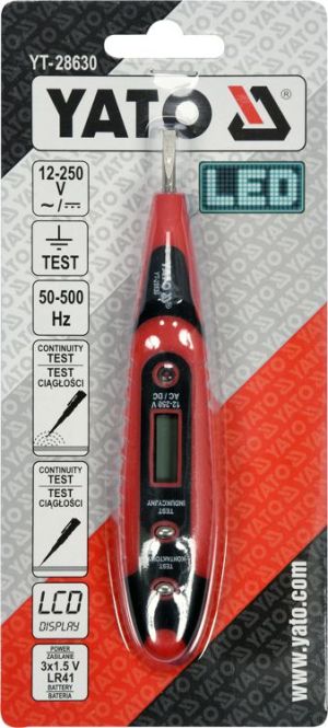 Yato Wskaźnik elektryczny 12 - 250V (YT-28630) 3