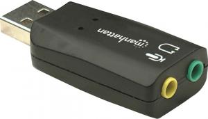 Karta dźwiękowa Manhattan Hi-Speed USB 3-D (150859) 5