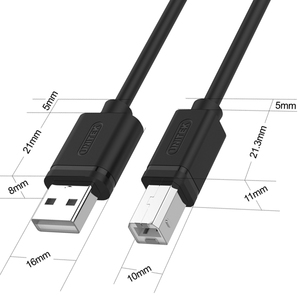 Kabel USB Unitek USB-A - micro-B 1 m Czarny (Y-C430GBK) 4