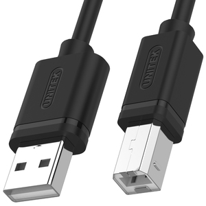 Kabel USB Unitek USB-A - USB-B 5 m Czarny (Y-C421GBK) 2