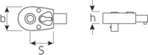 Stahlwille Wkładka z grzechotką 1/2" (58253010 ) 2