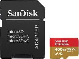 Karta SanDisk Extreme MicroSDXC 400 GB Class 10 UHS-I/U3 A2 V30 (SDSQXA1-400G-GN6MA) 2