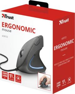 Mysz Trust Verto Ergo* czarna (22885) 6