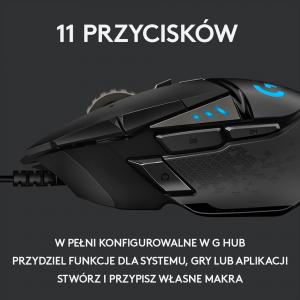 Mysz Logitech G502 Hero (910-005470) 4
