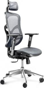 Krzesło biurowe Diablo Chairs V-Basic Czarne Szare 6