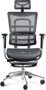 Krzesło biurowe Diablo Chairs V-Master Czarno-szare 3