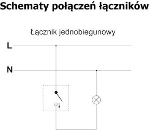 Karlik Łącznik hermetyczny jednobiegunowy JUNIOR biały (WHE-1) 3