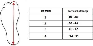TOROS-GROUP Stabilizator stawu skokowego 413 czarny r. 3 2
