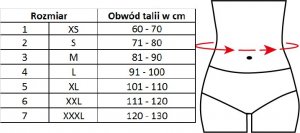TOROS-GROUP Pas pooperacyjny z szynami usztywniajĄcymi , porowaty - Wysokoâ 24 cm rozmiar 6 - 150P(b)-4 2