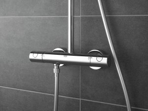 Zestaw prysznicowy Grohe Grohe Tempesta Cosmopolitan Armatura Prysznice Komplet z termostatem do montażu ściennego Chrom - 27922001 6