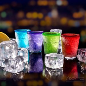 Froster Kieliszki lodowe 4 szt Kolorowe (5906660864615) 2