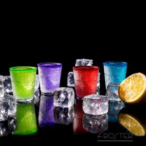 Froster Kieliszki lodowe 4 szt Kolorowe (5906660864615) 3