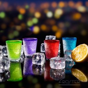 Froster Kieliszki lodowe 4 szt Kolorowe (5906660864615) 6