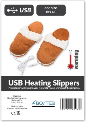 Froster Kapcie grzejące na USB do pracy przy komputerze 2