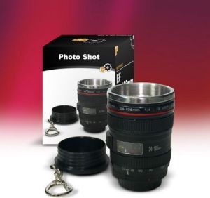 Gadget Factory Photo Shot - kieliszek w kształcie obiektywu 4