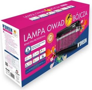 Noveen Lampa owadobójcza IKN45 IPX4 czarna 2