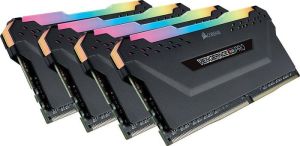 Pamięć Corsair Vengeance RGB PRO, DDR4, 32 GB, 3200MHz, CL16 (CMW32GX4M4C3200C16) 3