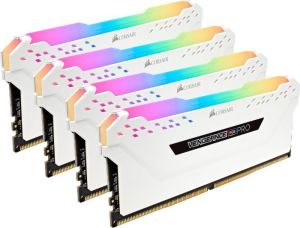 Pamięć Corsair Vengeance RGB PRO, DDR4, 32 GB, 3200MHz, CL16 (CMW32GX4M4C3200C16W) 3