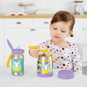 Skip Hop Termos dla dzieci Zoo Jednorożec 0.325 l Srebrno-fioletowy 5