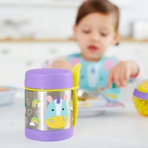 Skip Hop Termos dla dzieci Zoo Jednorożec 0.325 l Srebrno-fioletowy 6