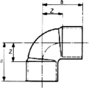 Conex Kolano miedziane 90° dwukielichowe serii 5000 35mm (5090035000000) 2