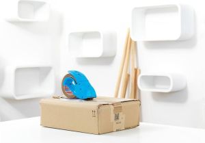 Tesa Dyspenser pack'n'go z taśmą, różowy 2