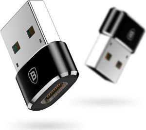 Adapter USB Baseus USB-A - USB-C Czarny  (28297-uniw) 2