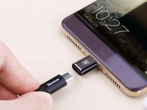 Adapter USB Baseus USB-C - MicroUSB Czarny  (28296-uniw) 10