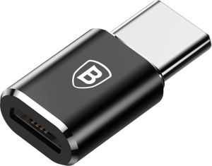 Adapter USB Baseus USB-C - MicroUSB Czarny  (28296-uniw) 2