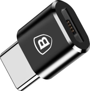 Adapter USB Baseus USB-C - MicroUSB Czarny  (28296-uniw) 3