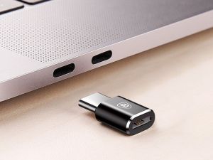 Adapter USB Baseus USB-C - MicroUSB Czarny  (28296-uniw) 9
