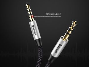 Kabel Baseus Jack 3.5mm - Jack 3.5mm 1.5m czarny (30477-uniw) 7