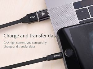Adapter USB Baseus USB-A - USB-C Czarny  (27625-uniw) 8