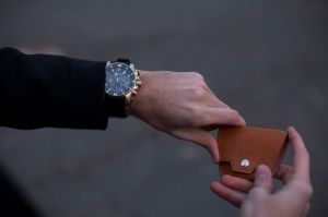 Solier Skórzana bilonówka, portfel na monety SOLIER S BORDO ELISE 5