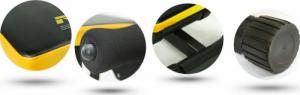 NEO SPORT Ławeczka skośna do ćwiczeń z ekspanderami NS-08G czarna 8