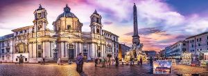 Trefl Puzzle 500 elementów Panorama - Plac Navona, Rzym (GXP-645437) 2