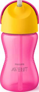 Avent Kubek ze Słomką Różowy 300 ml (SCF798/02) 2