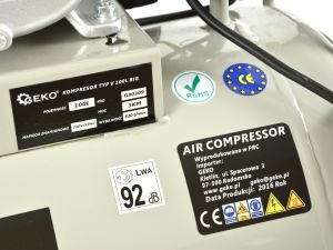 Sprężarka Geko 9bar 100L (G80309) 5