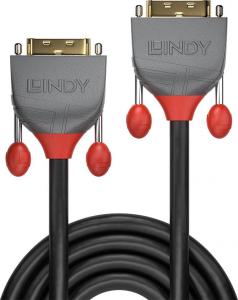 Kabel Lindy DVI-D - DVI-D 3m szary (36223) 2