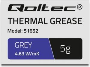 Pasta termoprzewodząca Qoltec Grey 5g (51652) 2