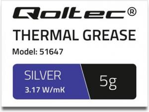 Pasta termoprzewodząca Qoltec Silver 5g (51647) 2