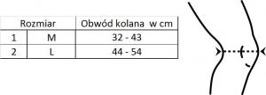 TOROS-GROUP Stabilizator stawu kolanowego neoprenowy r. 2 2
