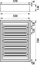 Elektro-Plast Rozdzielnica modułowa 5x24 podtynkowa IP54 (DARP-120) 2