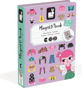 Janod Magnetyczna układanka Kostiumy Dziewczynka Magnetibook 4