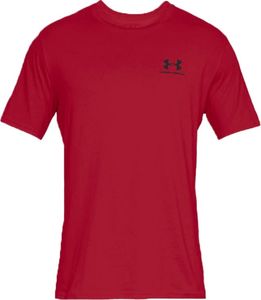 Under Armour Koszulka męska Sportstyle Left Chest Tee czerwona r. L (1326799-600) 2