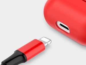 Baseus Etui ochronne do AirPods + Strap czerwone 11