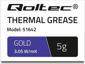 Pasta termoprzewodząca Qoltec Gold 5g (51642) 2