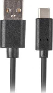 Kabel USB Lanberg USB-A - 1 m Czarny (CA-USBO-20CU-0010-BK) 2