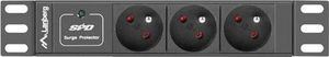 Lanberg Listwa zasilająca PDU 10" 1U 3x 230V PL 2m (PDU-03E-0200-IEC-BK) 2